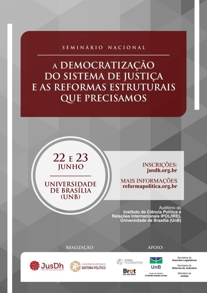 Banner Seminário - Justiça